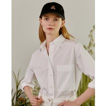 22SS [DAKS HAT][테디베어] 블랙 테디베어 자수장식 체크 안감 캡모자 DBHE2E128BK