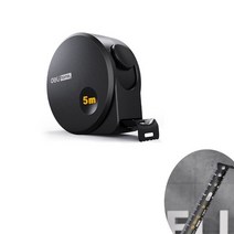 디지털 스마트 줄자 레이저 틈새 게이지 고정밀 메트릭 abs 블랙 티타늄 스틸 목공, 검은색, 3m