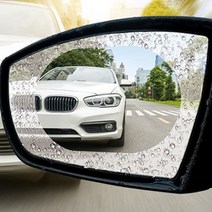 SMC 사이드미러 발수코팅 필름 백미러 김서림방지필름, 01. 원형 98×98mm