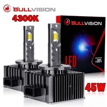 Bullvision-D3S LED 헤드 라이트 HID D1S D2S D4S D5S D8S D1R D2R D3R 터보 35000LM 양면 CSP 칩 6500K 4300K 90W 플러, 4300K CANBUS, CHINA_D4R