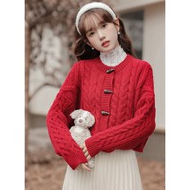 패턴 겨울 귀여운 크리스마스스웨터 파티 드레스코드 커플룩 성탄절 연말 빨간 어글리