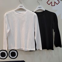 폴햄키즈 부들부들 오가닉 긴팔티셔츠 친환경 엄선티 [사상애플점] 행사 레이어드 흰티 아동 주니어