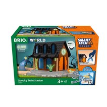 BRIO WORLD (브리오 월드) 스마트 테크 사운드 고스트 스테이션 36007 대상 연령 3 세 ~ (전동 차량 기차 장난감)