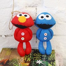참깨인형 양말인형만들기diy, 파랑