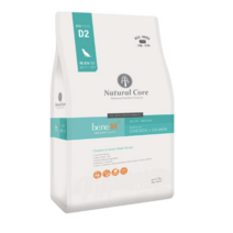 네츄럴코어 베네 M50 강아지 사료(큰입자), 닭, 연어, 9kg, 1개