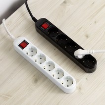 파워존 통합 절전 스위치 멀티탭 5구, 화이트 1.5M