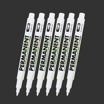 1mm 마카펜 마커펜 유성 보드 윈도우 유리 칠판 화이트 흰색 페인트 마카 마커, 화이트 1mm