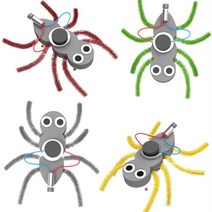 자석스위치 움직이는 진동로봇 만들기 조립 과학교구 파동, 5인용