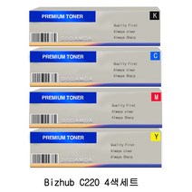 DODAMOA DODAM 호환토너 교체용 코니카미놀타 Bizhub C220(TN-216BK/C/M/Y) 4색1세트, 1개, 4색세트