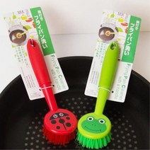 탄냄비 후라이팬 손잡이 수세미 세척 브러쉬 주방청소도구 웍청소브러쉬 눌러붙은 구석 싱크대, 무당벌레