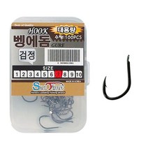 낚시 바늘 벵에돔 전용 훅낚시 자작 채비 100개입, 6