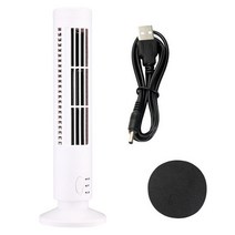 이동식에어컨 수냉식 에어컨 작은방 실외기없는 리프리스 미니 수직 음소거 조절기 조절 가능한 타워 팬, 01 WHITE