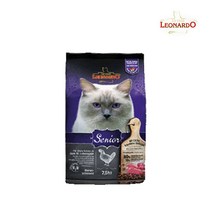 레오나르도 독일 홀리스틱 치석관리 고양이 사료 시니어 7.5kg, 1개