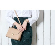 단아스타일 스몰 토트 숄더겸용 핸드백 출근패션 회의