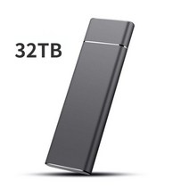 외장하드 SSD 메모리카드 16TB 외장 SSD 하드 휴대용 500GB 2TB 4TB 8TB 드라이브 C USB 3.1 디스크 Usb, 28 32TB Black, 한개옵션1