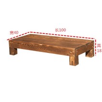 평상 마루 원목 나무 바닥 데크 정자 조립식 테라스 발코니 정원 야외 캠핑장 펜션, 100x40x18cm플랫폼