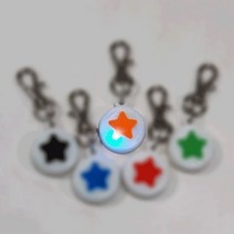 강아지 야간 산책용품 별 랜덤3개 애견위치추적기