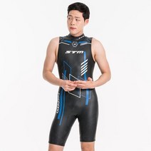 에스티엠 2020 POSEIDON 숏죤 남성 철인3종슈트, LB