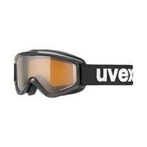 스키 보드 고글 uvex 우벡스 어린 이용 스노우 흐림 방지 싱글 렌즈 speedy pro, 블랙