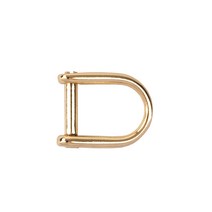 레지 U형 D링 8MM - 라이트골드, 단품
