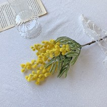 미모사 열매 가지 - 꽃꽂이 재료 소품 조화 꽃 모던하우스 인테리어 장식 도매 인조 나무, 바이올렛