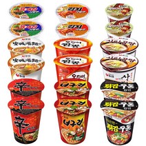 더블비 농심 소컵라면 9종 18개입 (육개장사발2+김치사발2+ 짜파범벅2+신라면2+안성탕면2+오징어짬뽕2+튀김우동2+너구리2+사리곰탕2) + 더블비카드거울, 1세트