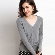 봄가을 간절기옷 스타일링 여자 브이넥 단추 가디건 꾸안꾸코디 브이넥 20대30대 사무실 데일리룩