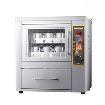 전기 통닭 구이 기계 오븐기 회전식 치킨 통돼지 만능, 접시 2개 x 전기 x 캐비닛