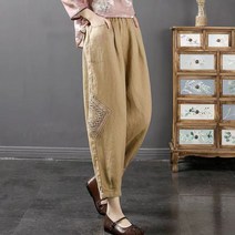여성 생활한복 개량 법복 절복 바지 퓨전 면 배기 팬츠 간절기 9부 바지