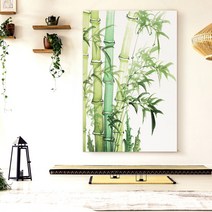 아란아트 사업운 상승하는 사군자 대나무 그림 캔버스 액자 사무실 회사 사업장 인테리어, 13.죽보평안