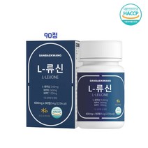 류신 단백질 보충제 루신 프리미엄 정 타블렛 유청단백질 완두콩 프로틴 BCAA 필수아미노산 여성 남성 노인 근육 효능 식약청 해썹 인증, 1통, 90정