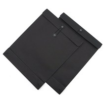 블랙 대봉투 우편 하도메 봉투 서류 편지 종이 각대 끈 포카 포장 엽서 감사 선물 우편 캘리 디자인 감성 A4