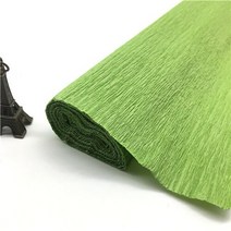 이동식랩핑기 자동랩핑기 반자동 수동 절단250x50M 컬러 크레이프 종이 롤 접기 주름 공예 DIY 꽃 장식 선, 06 Green