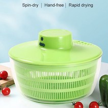 야채 탈수기 및 과일 배수 바구니 다기능 가정용 건조기 바구니 흔들기 플라스틱, 연한 초록색