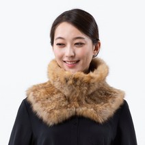 우리모피 세이블 니팅 넥워머 머플러