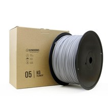 Gizmo Dorks ABS 필라멘트 3D 프린터 3mm 2.85mm 5kg 그레이 USA 미국, Gray