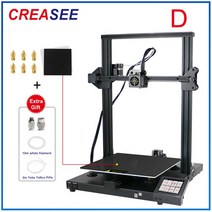 3D 프린터 CREASEE Fdm 직업적인 3D 인쇄 기계 큰 가정 크기 금속 인쇄 DIY 장비 3.5 인치 접촉 스크린 인, 04 CS30 D set_03 스페인_01 미국