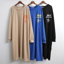 빅사이즈사랑해요 C843L103 테이큰슬릿박시원피스 PO