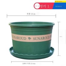ZZJJC 화분 대전다육플라스틱 특대호 월계다육분재 화분수지갤런 화분, 왜소1호[구경16cm]4개입, 화분 받침대 없음(비료 보내기)