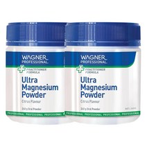 Wagner 와그너 프로페셔널 울트라 마그네슘 시트러스 파우더 Professional Ultra Magnesium Citrus Powder 240g, 2개