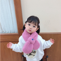 등원필수품 아동 끼우는목도리 양털 머플러 목도리 겨울 방한 키즈 유아 뽀글이
