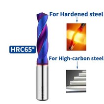 스틸리벳 접시머리 둥근머리 리벳 카바이드용 솔리드 텅스텐 카바이드 비트 금속 작업 도구 드릴 세트 하드 메탈, 3.9mm+65drill bit