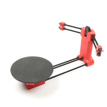 3D스캐너 3차원스캐너 he3d ciclop 레이저 c270 카메라 오픈 소스 diy 3d 스캐너 키트 새로운 빨간색 사출 성형 부품 3d 프린터와 호환 가능, 없음