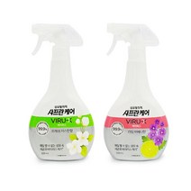 샤프란 바이럭스 섬유탈취제/ 소취 정전기방지 탈취, 프레쉬자스민500ml, 본상품선택
