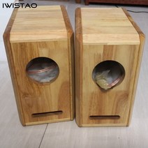 하이파이 스피커 오디오 iwistao hifi 4 인치 풀 레인지 스피커 빈 캐비닛 1, 없음