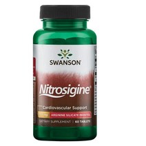 스완슨 Swanson Nitrosigine Inositol Stabilized Arginine Silicate 아르기닌 규산염 이노시톨 60정 1개, 1