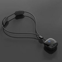 미니 스마트 매다는 형 목 보호대 압축 뒷 경부 척추 마사지 EMS TENS 펄스 어깨 준설 완화 통증, [03] Black