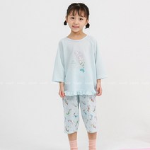 더미누 더미누 젤리곰 무형광 자가드 칠부 실내복