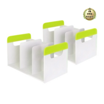 라이브잇 카파맥스 플러스 3단 책꽂이 2p, 연두, 5세트