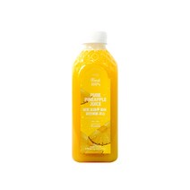 [뷰코프레쉬 퓨어] 비가열 생과일100% 달콤한 열대과일 파인애플 주스 870ml x 2ea
